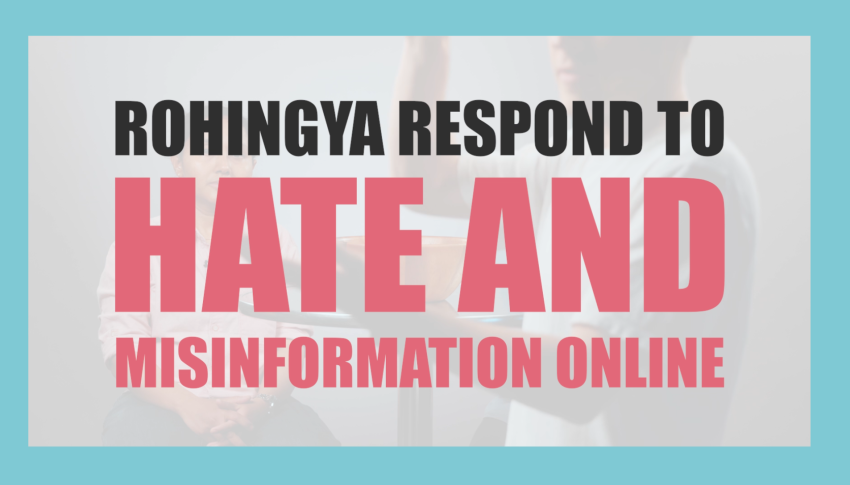 Video: Rohingya respond to hate and misinformation online