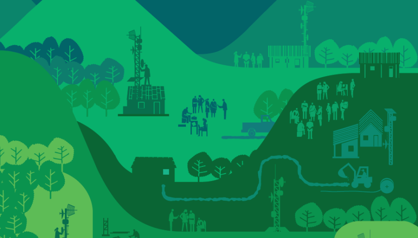 Image; Extract from the GISWatch 2018 cover illustration by Matias Bervejillo.