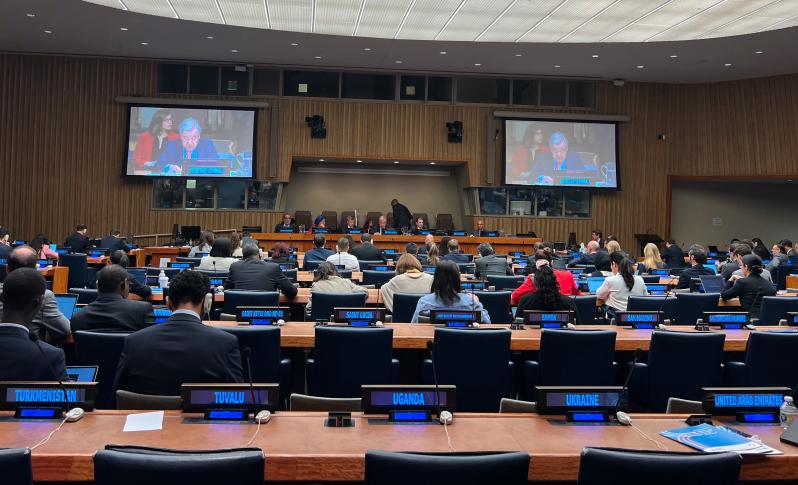 Image: ITU Liason with the UN in New York (https://twitter.com/ITUatUNHQ/status/1665726346805346305_