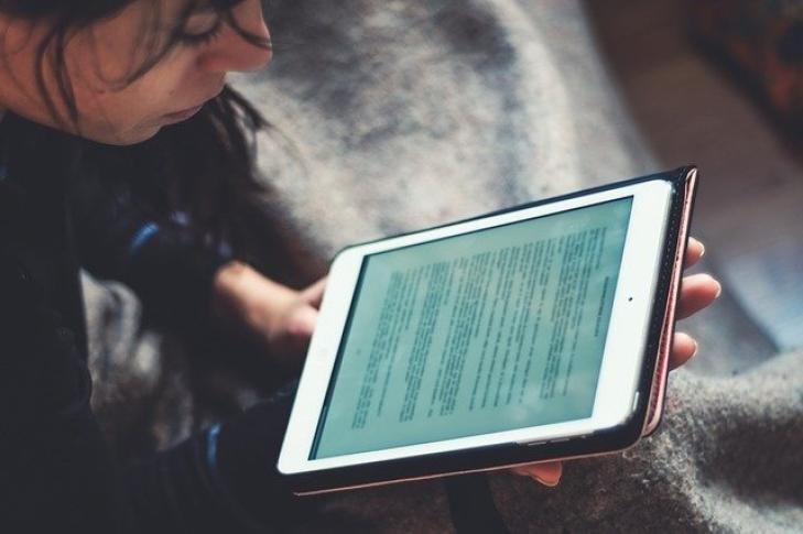 Image by Juraj Varga used under Pixabay License (https://pixabay.com/photos/person-reading-tablet-people-1990906/)