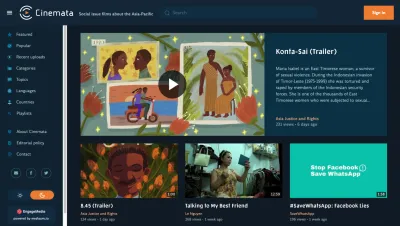 image linking to New Asia-Pacific video platform highlights social and environmental films