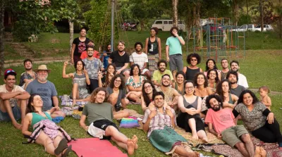 Image: Coolab Camp, an event held in November 2019 in Monteiro Lobato, São Paulo. image linking to Community Networks and Local Access Monthly Newsletter - Number 26