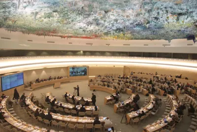 Photo: UN Photo/Jess Hoffman used under CC BY-NC-ND 2.0 licence (https://flic.kr/p/8rToTc) image linking to Dramatic increase in digital rights violations of Palestinians in May 2021: Written statement submitted ahead of HRC 47