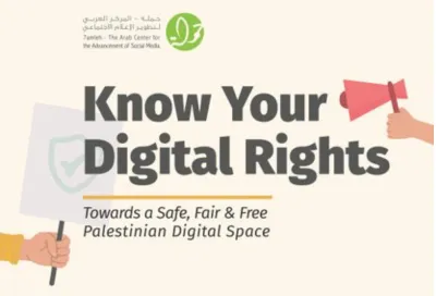 From 7amleh.org image linking to 7amleh: Know your digital rights