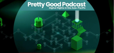  image linking to EngageMedia's Pretty Good Podcast: Youth and online activism at Thailand protests