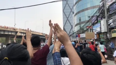 Photo: Maung Sun, used under CC BY-SA 4.0 licence image linking to A call for global solidarity and decisive action to end Myanmar’s military rule and ensure victory for the people resisting dictatorship